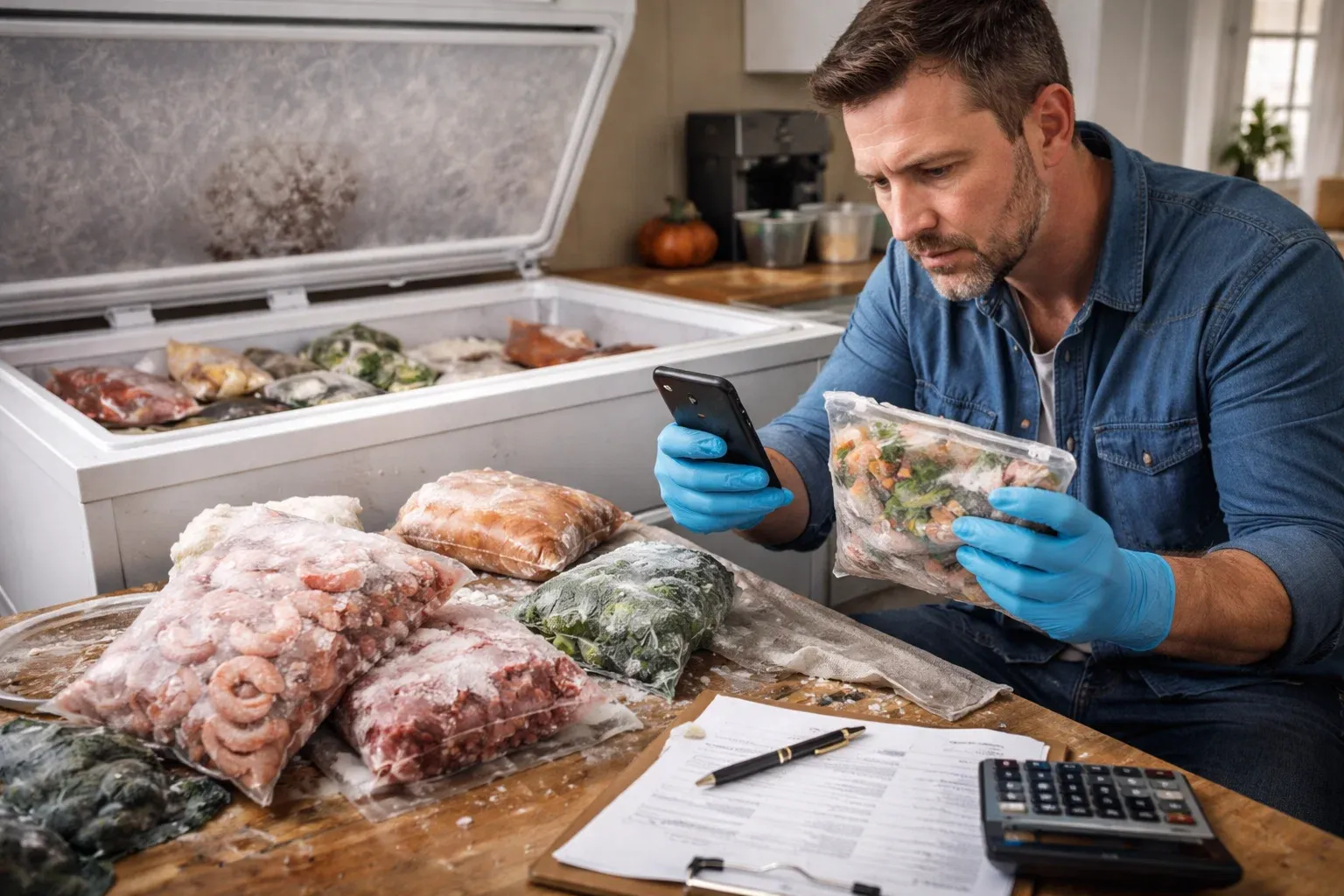 Freezer Insurance Claim: Salvaging Frost-Burned Foods