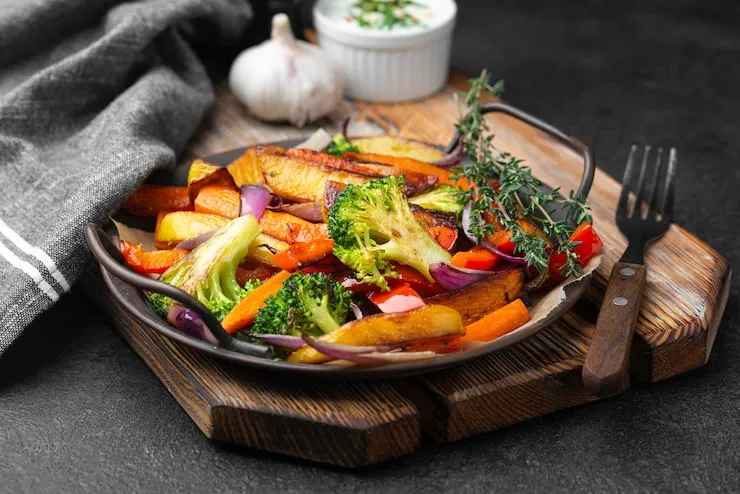 Simple Roasted Vegetable Bowl