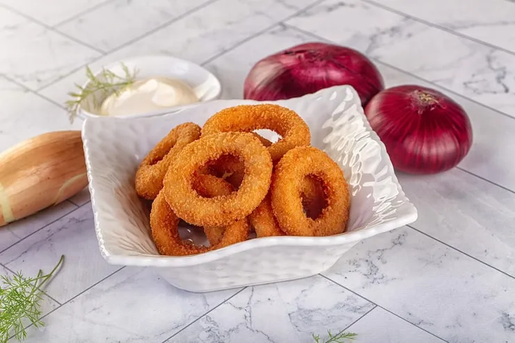 Crispy Onion Rings Made At Home