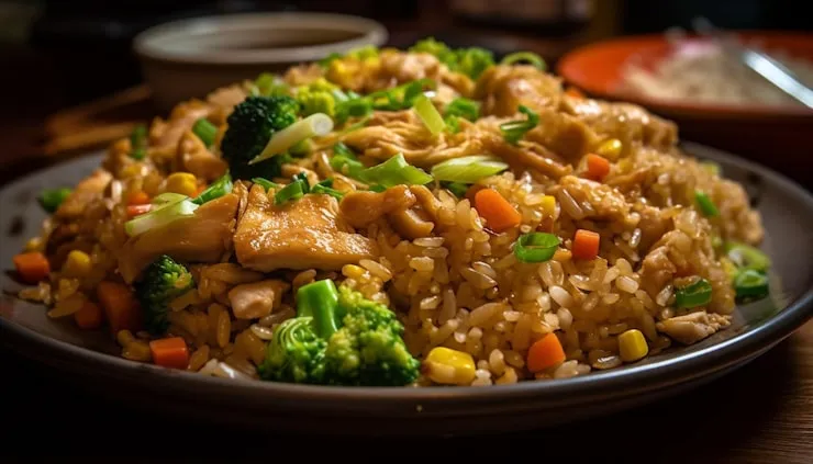 Simple Chicken Fried Rice At Home
