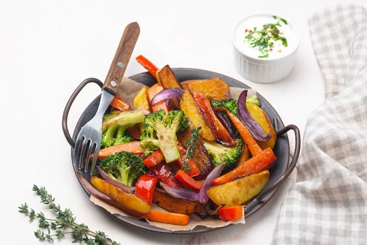Simple Roasted Vegetable Bowl