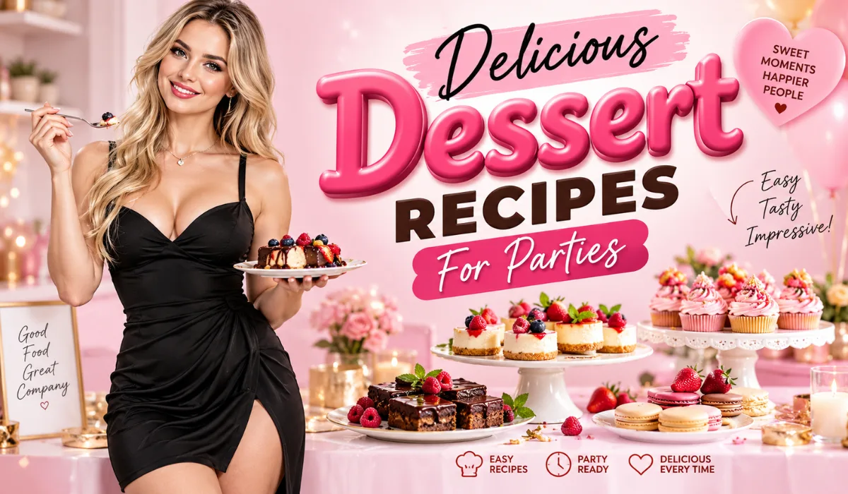 Delicious Dessert Recipes For Parties: Easy Crowd-Pleasing Ideas